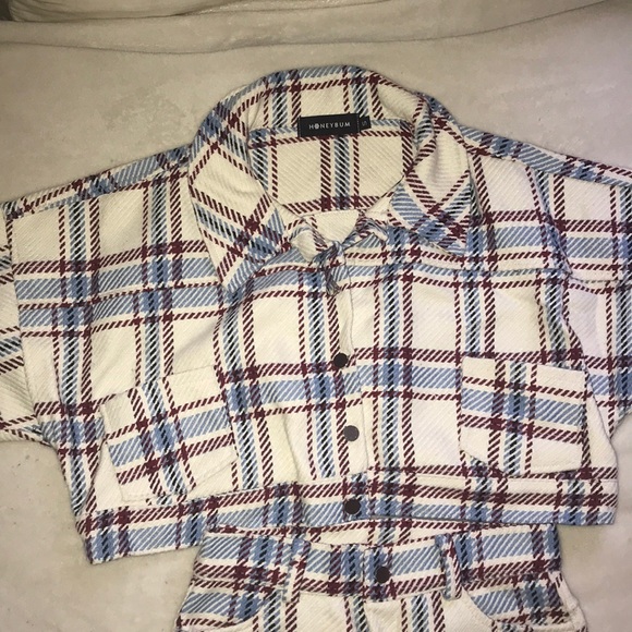 Two piece plaid Set - Picture 5 of 8